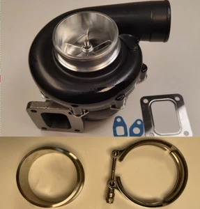 billet Turbocharger T4 Flange A/R .96 turbine Black .75 compressor 7875C Turbo - Picture 1 of 12