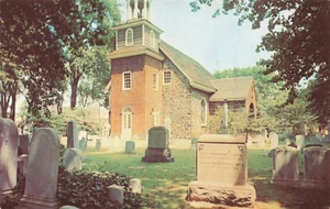 Postcard Old Swedes Holy Trinity Church Wilmington Delaware - Imagen 1 de 2