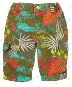 Gymboree Boys 6 "Safari Ranger" Tropical Cargo Shorts NWT  - Picture 1 of 2