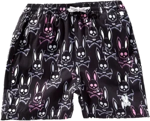 PSYCHO BUNNY KIDS SHORT B0W323E200 BLK - Picture 1 of 1