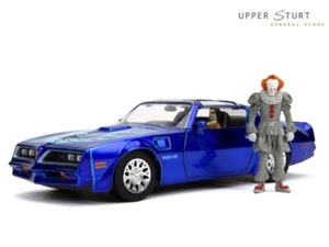 It (2017) 1977 Pontiac Firebird 1:24 with Pennywise Figure Jada EXPERT PACKAGING - Picture 1 of 6