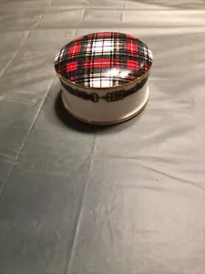 Ralph Lauren Stewart Tartan Wedgwood Schmuck Box Knochen China Vintage 1989 - Bild 1 von 4