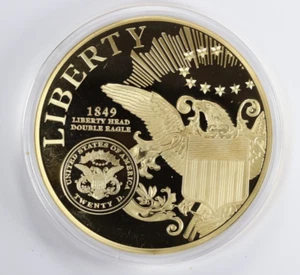 2014 Liberty Head Gold Half Eagle 1852 Commemorative Proof 70mm American Mint - Picture 1 of 2
