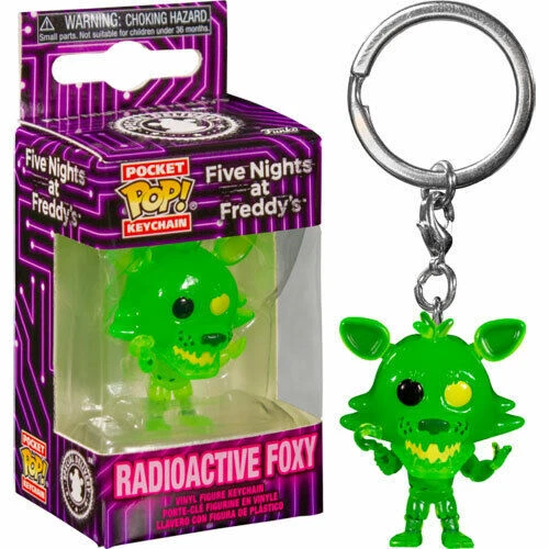Llavero Pop Pocket Five Nights Freddy's Radioactive Foxy figura Funko 96947 Foto 1 de 1