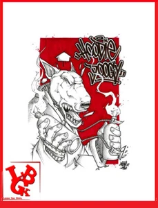HOODIE DOGGY 9 Dessin OPOIL Print Signé Numéroté 03/100 42 x 30 cm signed # NEUF - Picture 1 of 1