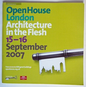 OPEN HOUSE LONDON GUIDE / 15 - 16 SEPTEMBER 2007 / ANNUAL ARCHITECTURAL EVENT - Imagen 1 de 2