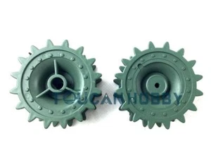 HengLong Plastic Sporckets Driving Wheels Accessory Of 1/16 Soviet KV1 3878 Tank - Imagen 1 de 1