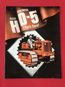 Allis-Chalmers �� Brochure Pubblicitaria Trattore HD5 anni 50 Opuscolo - Foto 1 di 7