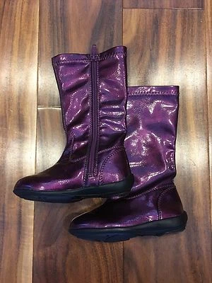 Kenneth Cole Reaction girls toddler boots, purple size 5 1/2 M,  new w/o box - Image 1 of 3