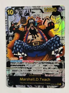 One Piece CCG Marshall.D.Teach Manga Alternate Art English OP09-093 - Picture 1 of 7