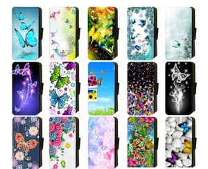 MARIPOSA linda funda para teléfono abatible/cartera impresa para Google Pixel 7, 8, 9A XL Pro - Imagen 1 de 24