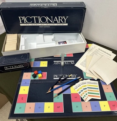 Pictionary~1st Edition Game~1985 - Image 1 of 4