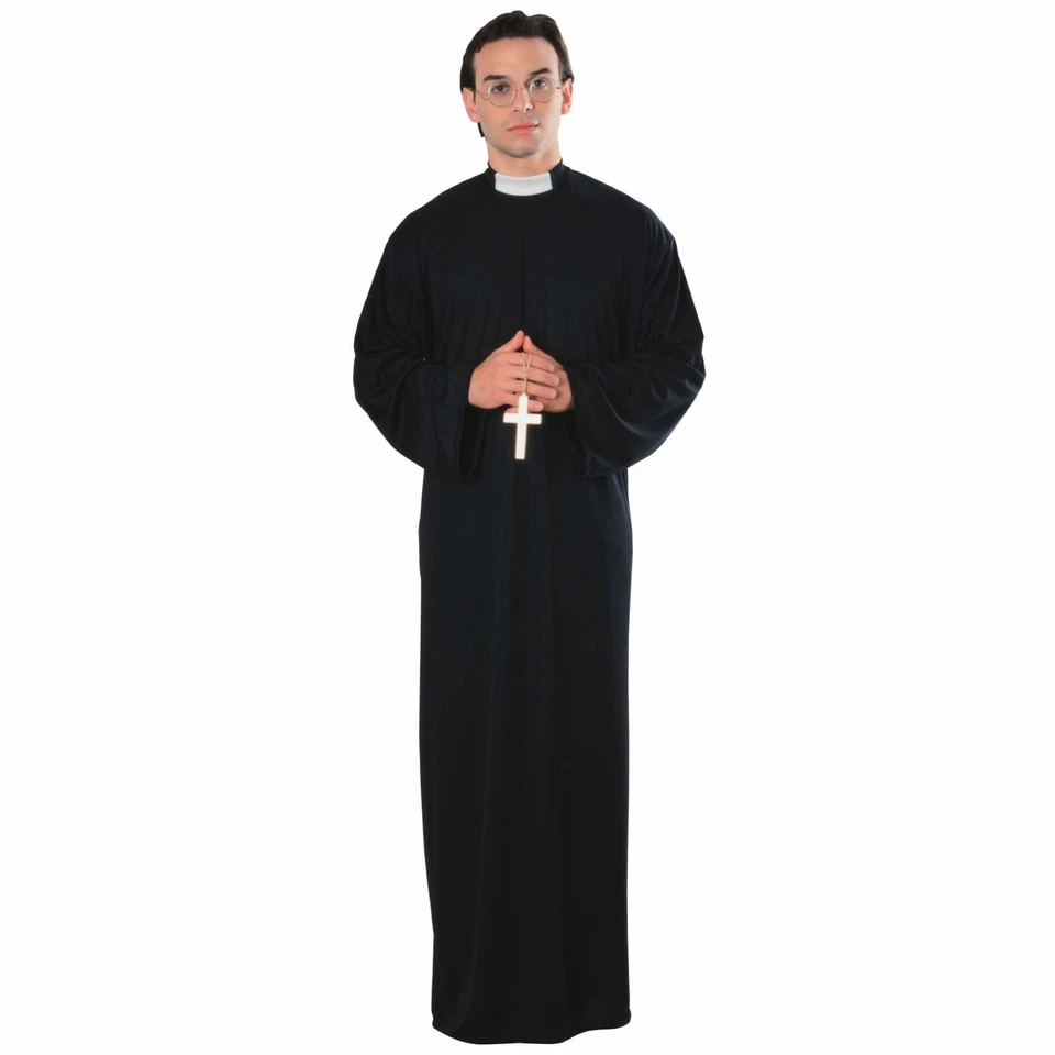 牧师长袍父亲传教士教皇宗教教会牧师装扮男式服装 — 第 1/1 张图片