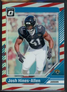 2024 Panini Donruss Optic Josh Hines-Allen #93 Freedom Prizm - Picture 1 of 2