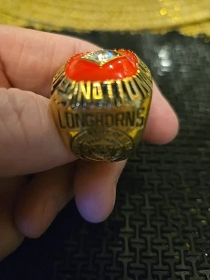 Anillo de béisbol Roger Clemens Souvenir Texas Longhorns National Championship Foto 1 de 4
