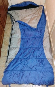 sacco a pelo kelty ridgeway 34" x 84" con cappuccio 30 gradi rettangolare - Foto 1 di 3