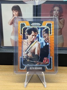 2025 Panini Prizm Rolling Stones #20 Keith Richards Orange Wave Prizm /259 - Bild 1 von 3