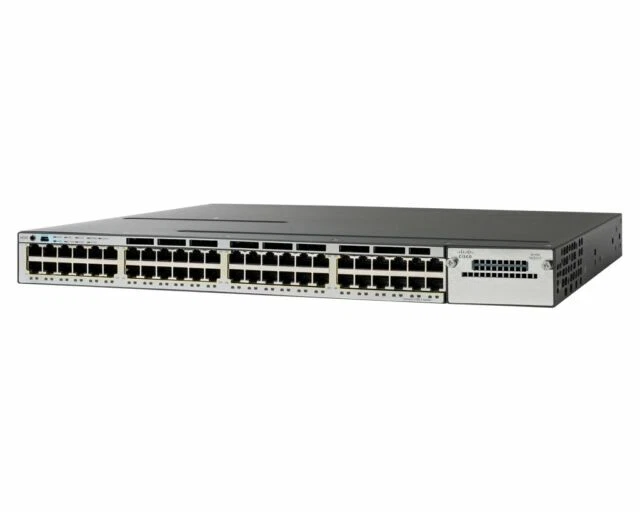 Cisco Catalyst WS-C2960X-48FPS-L 48 Port Gigabit Ethernet Network Switch - Black