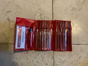 Snap On 12 Pc Swiss Pattern Miniature File Set HBFN120B New - Picture 1 of 3