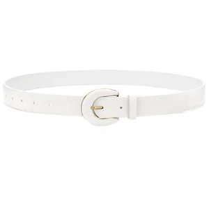 Women's Leather Belts for Jeans Pants Dress Black Leather Belts for Women Cas... - Picture 1 of 7