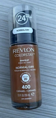Revlon Colorstay Caramel #400 Foundation Normal/Dry Full Size NEW - Image 1 of 4