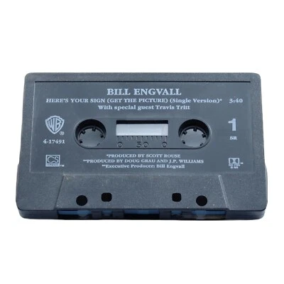 Bill Engvall - Here's Your Sign, Vintage 1996, Cassette Tape Single, 4-17491 - Image 1 of 2