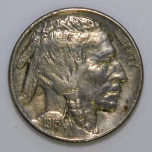 ~VINTAGE AMERICAN NICKEL~ 1915-D Buffalo Nickel dettagli XF i308 - Foto 1 di 2