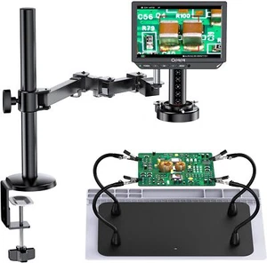 ODM801 Flex 8” LCD Digital microscope AutoFocus HDMI Soldering Magnifier 2000X - Picture 1 of 9