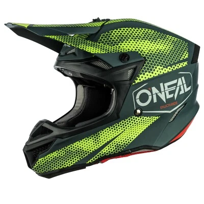 O'Neal 5 Series MX Helmet Covert Charcoal/Yellow XLarge XL CLOSEOUT-Was $169.99 Foto 1 de 4