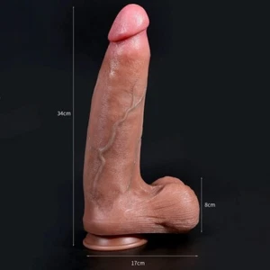 Big Huge Dildo Realistic Dildo 13 Inch Cock Realistic Penis Sex Toy DISCREET - Picture 1 of 9