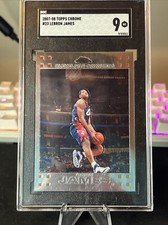 LEBRON JAMES PSA 9 2007 Topps Chrome SGC 9 #23 Cleveland Cavaliers