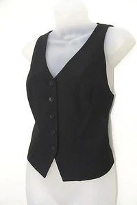 New Classy Trendy Stylish Women's Classiques Entier Vest Black Color Size 4 - Picture 1 of 5
