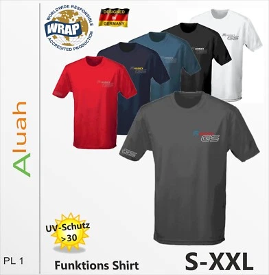 JUST COOL R1250GS Funktionsshirt T-Shirt für BMW Fans Motorrad Shirt Rallye Exclusive GS