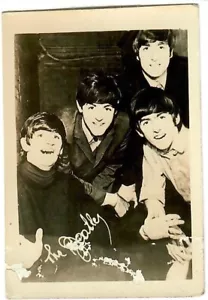 Small Old Photo Showing The Beatles - Picture 1 of 1