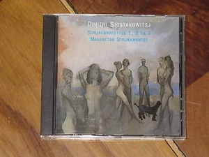 SHOSTAKOVICH STRING QUARTETS 1 2 3 MANHATTAN STRING QUARTET WIJNAND NETHERLANDS - Picture 1 of 1