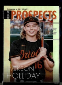 2023 BOWMAN CHROME MODERN PROSPECTS JACKSON HOLLIDAY ORIOLES - Foto 1 di 1