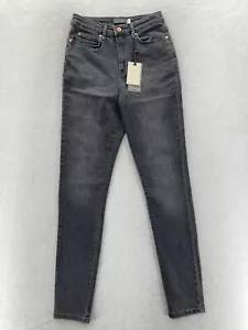 Mint Velvet Jeans Women's 4 Joliet Sculpting Skinny Gray Stretch Denim High Rise - Picture 1 of 14