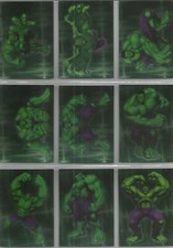 The Incredible Hulk Topps 2003 - "Gamma Ray" 10 Card Foil Chase Set