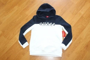 NWT BOYS GUESS SZ 10 HOODIE BLUE - Picture 1 of 5