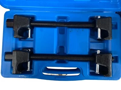 COMPRESSORE SMONTA MOLLE AMMORTIZZATORI PROFESSIONALE PER AUTO 2PZ 300MM - Immagine 1 di 2