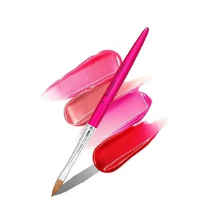 Kolinsky Acrylic Nail Brush Crimped Metal With Cap Size 6-20 Ships From The US  - Picture 1 of 9