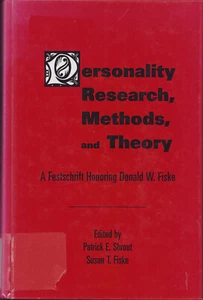 Personality Research, Methods, and Theory : A Festschrift Honoring Donald W.... - Picture 1 of 1