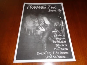 FRANANG Zine #6  belphegor arckanum abyssic hate morrigan mortem - Picture 1 of 2