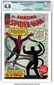 1963 Marvel Comics Amazing Spider-Man 3 CGC 4.0 1st Appearance of Doctor Octopus - Picture 1 of 2