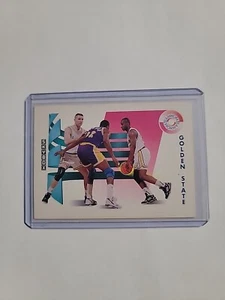 1991 SkyBox #467 Tim Hardaway/Chris Mullin Golden State Warriors Basketball Card - Picture 1 of 3