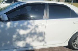 AVS Smoke Rain Guards Vent Visors 3M Tape-On for 2012-2014 Toyota Camry Sedan - Picture 1 of 7