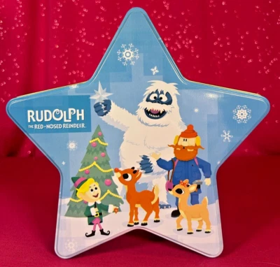 Carlton Cards~Santa's Misfit Toys~Miniature Ornaments in Star Tin~Rudolph~New! Foto 1 de 4