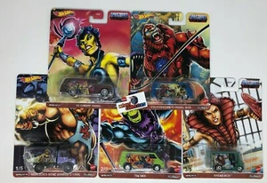 5 Car Set Master of the Universe He-Man * 2021 Hot Wheels Pop Culture * Y51 - Picture 1 of 1