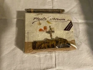 NEU Handgefertigtes Holz Bio Fotoalbum/Sammelalbum - 40 Bilder - Bild 1 von 10