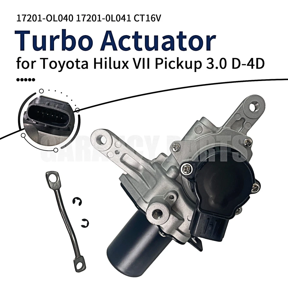 For 2005-2015 Toyota Hilux VII 3.0 D-4D Turbo Actuator 17201-30110 17201-0L042 - Image 1 of 4